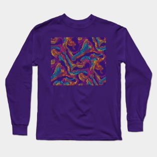 Rainbow Beach Waves Long Sleeve T-Shirt